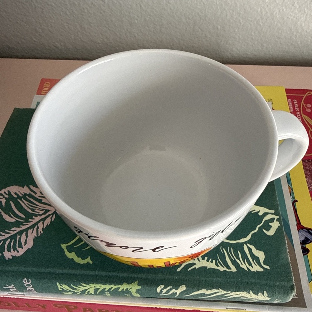 24oz Gilmore Girls Ceramic Soup Mug with Luke's Logo - Perfect for Soup & Coffee - Picture 3 of 4